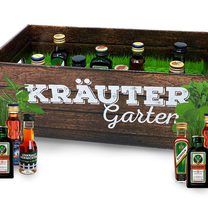 Longfairi meeste ürdiaed | Naljakas alkohoolne kingitus | 8 ürdilikööri meestele ja naistele | Jägermeister, Kümmerling ja palju muud
