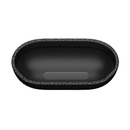 Keybudz Artisan nahast kaitseümbris Apple AirPodsi ümbrisele, ümbrisekate, ehtne nahk, kõrvaklapid, kõrvaklappide tarvikud, laadimisümbris, must