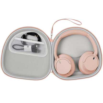 PAIYULE Case for Sony WH-CH720N WH-CH520 WH-1000XM4 Wireless Bluetooth Noise Cancelling Over The Ear Headphones, Carrying Case Organizer Travel Bag Pouch (Box Only) (Rose Gold)