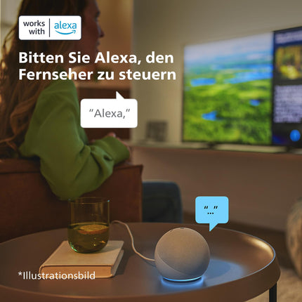 Philips 55PUS7009 4K LED nutiteler - 55-tolline ekraan pikslitäpse Ultra HD Titan OS platvormi ja Dolby Atmos heliga. Ühildub Alexa ja Google Assistantiga - must