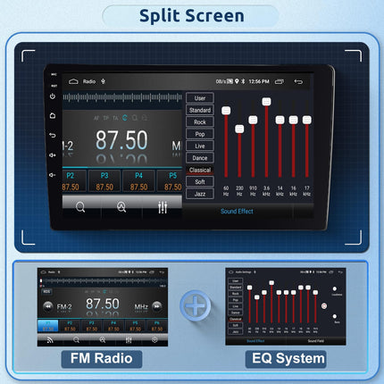 【8-tuumaline 4+64G】 Hodozzy Carplay autoraadio Citroen Jumpy 3/Peugeot Expert/Toyota Proace jaoks, 9-tolline puutetundliku ekraaniga Android-autoraadio koos Android Auto/WiFi/GPS/RDS/FM/Bluetooth/USB+tagurduskaameraga