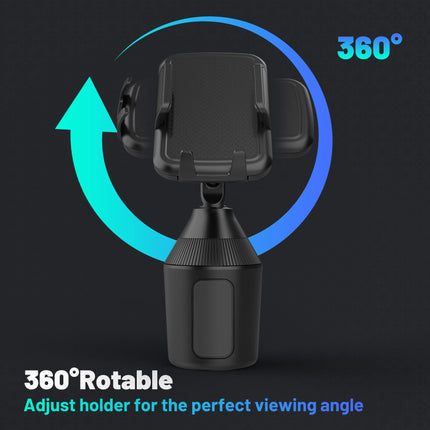 SEEKONE universal cell phone holder for car cup holder cell phone holder smartphone holder cup mount for cars, suitable for all smartphones with a size of 5.5 cm to 10 cm.