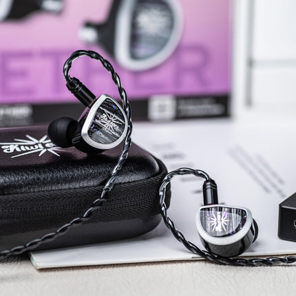 Linsoul Kiwi Ears Aether kõrvasisese monitori, 15,3 mm suured tasapinnalised draiverid, IEM kõrvaklapid, HiFi juhtmega kõrvaklapid, mängukõrvaklapid eemaldatava 2-kontaktilise kaabliga professionaalsetele muusikutele ja audiofiilidele.