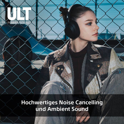 Sony ULT WEAR | Juhtmevabad Bluetooth-kõrvaklapid mürasummutusega | mikrofoniga, 30-tunnise akuga, bassi võimendusfunktsiooniga | Sobib sportimiseks, muusika nautimiseks, reisimiseks ja tööks, metsahall