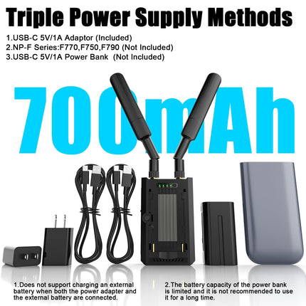 Wireless HDMI Transmitter and Receiver 500m - Full 1080P@60Hz for audio and video streaming from laptop, PC to HDTV, projector - HDMI dongle and extender