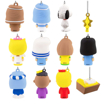 Hallmark Peanuts Nativity Countdown Calendar Miniature Christmas Tree Set with 12 Mini Ornaments, (0002HCM9187)