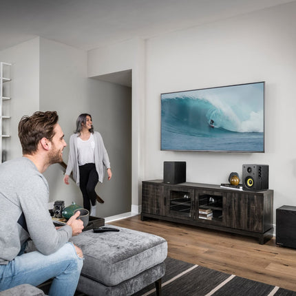 Sanyun SW206 80W aktiivne kaherežiimiline riiulikõlar, 4-tolline stuudiomonitor ja HiFi-režiim, optiline koaksiaalühendus TRS Aux Bluetooth 5.0 USB 24-bitise DAC-iga, koduseks plaadimängijaks, teleriks, arvutiks, lauaarvutiks, must