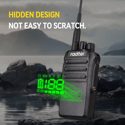 Radtel RT-493 IP67 veekindel pihuraadio 10W pika levialaga kahesuunaline raadio täiskasvanutele, Walkie Talkie 430-440 skaneerimine