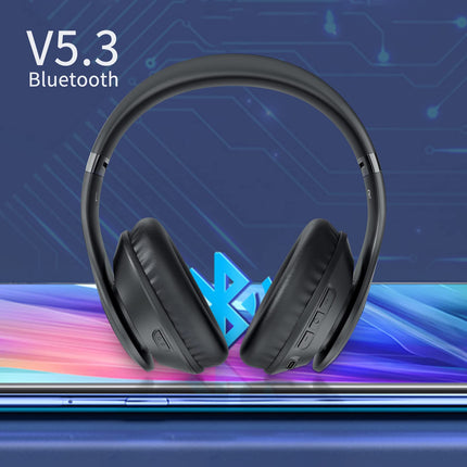 Uliptz Bluetooth-kõrvaklapid, 65 tundi mänguaega juhtmevabad kõrvaklapid 6 ekvalaiseri režiimiga, HiFi stereo kokkupandavad Bluetooth 5.3 juhtmevabad kõrvaklapid reisimiseks/kontorisse/mobiiltelefoni/arvuti jaoks (mustad)