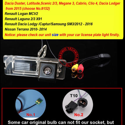 Kalakass tahavaatekaamera veekindel öise nägemisega auto tahavaatekaamera parkimisabi tagurdussüsteem, must Renault Fluence Duster Latitude Scenic2/3 Megane Cabrio clio4 jaoks