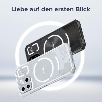 DOOGEE Blade GT Outdoor Smartphone Without Contract 5G with LED Light Effect 32GB+256GB, Dimensity 7050, Ultra-thin Outdoor Smartphone 6.72” FHD+ 120Hz, 48MP+20MP AI Camera Fingerprint/Face ID/Dual SIM/NFC