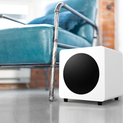 Kanto SUB8V suletud korpusega aktiivsubwoofer | Mattvalge