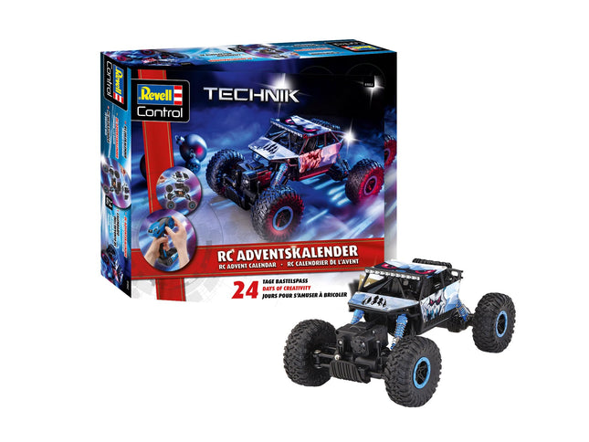 Revell 1052 advendikalender RC Crawler I Kaugjuhtimisega mänguasi harrastajatele I Poistele, tüdrukutele ja täiskasvanutele I Jõulukingitus I Alates 10. eluaastast