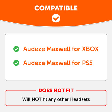 WC Freeze Maxwell – Cooling Gel Ear Cushions for Audeze Maxwell Headphones by Wicked Cushions – Increase comfort, durability, thickness, and sound isolation for epic gaming sessions | Emerald Tide