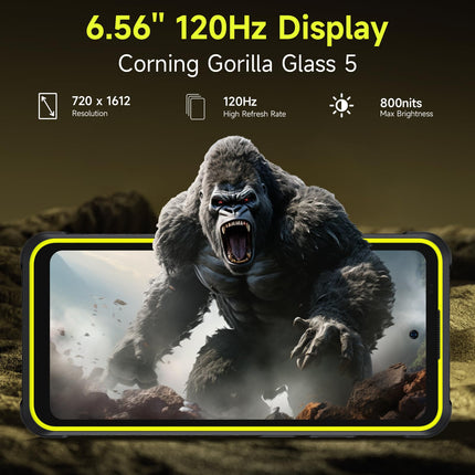 Ulefone Armor X31 Pro 5G Outdoor Handy, 16GB+256GB/2TB Android 14 Rugged Smartphone, 6050mAh, 64MP+25MP Nachtsicht, 120Hz 6,56 Zoll FHD+ Display, Dual SIM/Fingerabdruck/Okta-Kern/IP68/GPS/NFC/OTG Grün