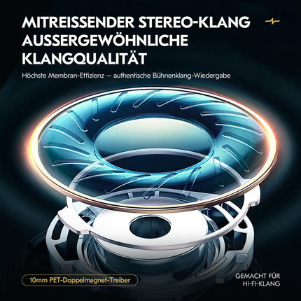 Yinyoo CCZ MC01 Soul kõrvasisesed kõrvaklapid, 10 mm PET kahe magnetiga dünaamilise draiveriga kõrvasisesed monitorid, stereokõrvaklapid 3,5 mm pesaga, sassisvaba vahetatav kaabel, müra isoleeriv kõrvamonitor