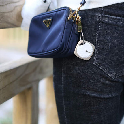 Nutale Focus Key Finder 2PCS Key Finder with App Bluetooth, iOS and Android, Community Search Function, Item Tracker Support Remote Control, Good Idea for Your Lost Items
