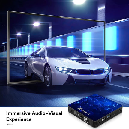 Android 12.0 teleriboks, 4 GB muutmälu, 64 GB ROM RK3318 neljatuumaline 64-bitine Cortex-A53 protsessor, Android Box 2.4G/5G WiFi6 Bluetooth 5.0-ga, meediapleier toetab 3D 4K UHD videoid miniklaviatuuriga