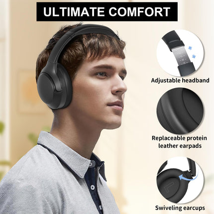 T-fun NC50 juhtmevabad kõrvaklapid hübriidse mürasummutusega, Bluetooth 5.3, mängu-/läbipaistvusrežiim, rakenduse kaudu kohandatav ekvalaiser, 65 tundi aku tööiga, kahe seadme ühendus