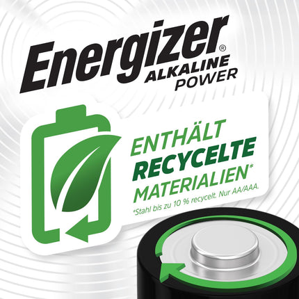 Energizer Alkaline Power AA patareid (32 tk pakis) - suure jõudlusega 1,5 V patareid - patareid koju ja kontorisse - 100% plastikvaba taaskasutatav pakend - 7-aastane säilivusaeg [ainult Amazonis]