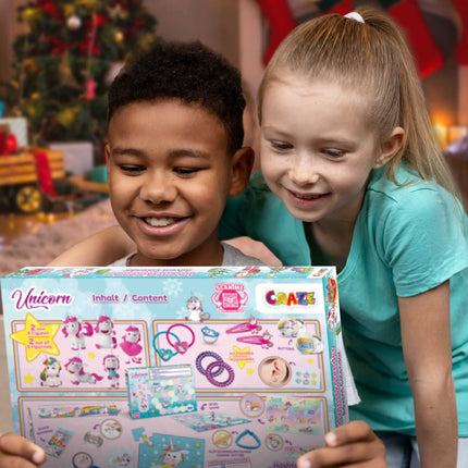 CRAZE UNICORN - Unicorn Advent Calendar for Kids, Toy Christmas Calendar for Girls with Unicorn Toys &amp; Accessories