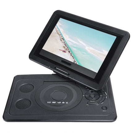 13,9-tolline DVD-mängija, kaasaskantav DVD-mängija LCD-ekraaniga, multifunktsionaalne mängija TV/FM/USB/mängude jaoks, intelligentne voolukatkestuse mälufunktsioon (EL-pistik)