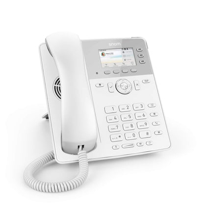 Snom D717 IP-telefon, SIP-lauatelefon (3 isemärgistavat funktsiooniklahvi, kõrglahutusega värviline TFT-ekraan, integreeritud valgussensor, PoE IEEE 802.3af), valge, 00004398