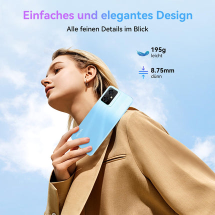 OSCAL Tiger 10 Android 14 nutitelefon ilma lepinguta, 90Hz kaheksatuumaline nutitelefon 256GB+16GB/1TB TF, mobiiltelefonid ilma lepinguta HD+ 6.56 tolli, 50MP+8MP, sõrmejälje/näotuvastusega, 4G kahe SIM-kaardiga, OTG/5180mAh - roheline