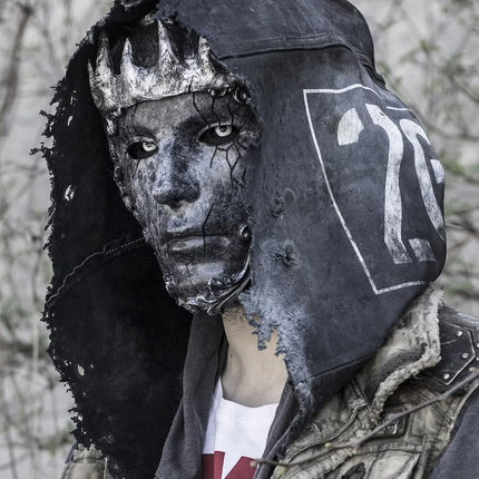 keland Hirmuäratav Halloweeni mask Jube kuristiku kuningakroonimask Veneetsia täismask (must)