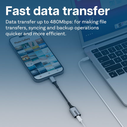 MMOBIEL USB-C 8-pin adapter, mis ühildub Lightning-emas-USB-C isasühendusega adapteriga heli, laadimise ja andmeedastuse jaoks - kõrvaklapikaabel iPhone 16 15, iPadi, MacBooki, Galaxy S24 S23 S22 jaoks