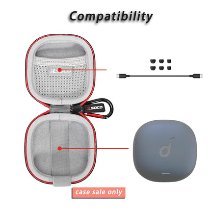 RLSOCO ümbris Anker Soundcore Liberty 5/Liberty Air 2 Pro/Liberty 4 kõrvaklappidele
