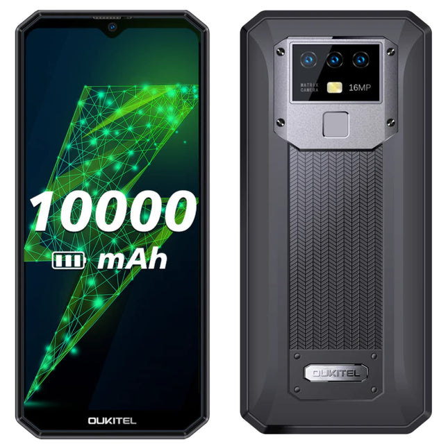 OUKITEL K15 Pro 10000mAh Unlocked Smartphone, P60 8GB+128GB, 48MP Triple Camera, 18W Fast Charge+Reverse Charge, Android 11 Dual SIM Phone, 6.52'' HD+, Fingerprint Face Recognition NFC GPS