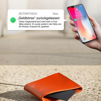 Õhukese rahakoti jälgimiskaardi silt: 2 tk 1,6 mm laetavat Air Smart Trackerit - IP68 veekindel rahakoti leidja, ühildub Apple Find My'ga (ainult iOS) - rahakoti jälgimiskaart kohvrite ja passide jaoks
