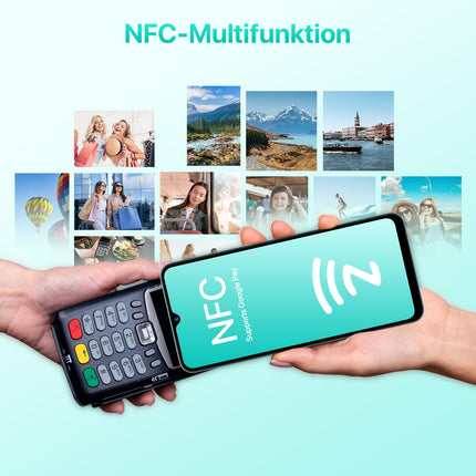 UMIDIGI A15C lukustamata mobiiltelefon, NFC, 16 GB + 128 GB / 1 TB, 48 MP kaamera, 6,7-tolline HD+ ekraan, 5000 mAh, 4G kaheksatuumaline mobiiltelefon, kahe SIM-kaardiga Android 13 lukustamata mobiiltelefonid, 8 GB laiendatav RAM, Face ID/OTG/GPS