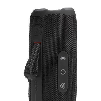 JBL Flip 7, juhtmevaba kaasaskantav Bluetooth kõlar, 16-tunnine aku tööiga, IP68 veekindel, tolmu- ja löögikindel, professionaalne heli tehisintellekti võimendusega, Auracast mitme kõlari ühendus, must
