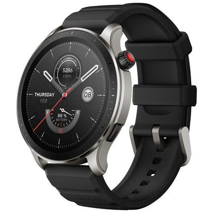 Amazfit GTR 4 46mm Smartwatch with Bluetooth Calling and Music Storage, 1.43" AMOLED Display, 150 Sports Modes, Alexa, 14-Day Battery Life, Precise GPS Tracking for Men and Women