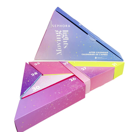 Sephora lemmikud Limited Edition Moving Lights After Calendar 7 päeva meigi- ja nahahooldusüllatusi - 8 täissuuruses kingitust