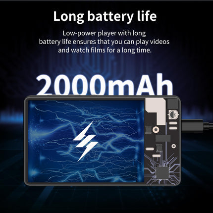 80 GB MP3-mängija Bluetoothi ​​ja WiFi-ga, SWOFY Hi-Fi 4,0-tollise puutetundliku ekraaniga MP3-MP4-mängija, kaasaskantav stereo, Androidi MP3-mängija Spotifyga, Amazon Music, FM-raadio, diktofon, e-raamat, brauser (must)