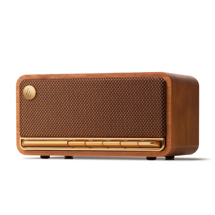 Edifier MP230 Portable Bluetooth Speaker, Wireless Speaker with 48mm Drivers, 20W RMS Stereo Sound, Crisp Treble and Punchy Bass, 9h Playtime, Bluetooth V5.0, AUX, Micro SD (Retro Wood)