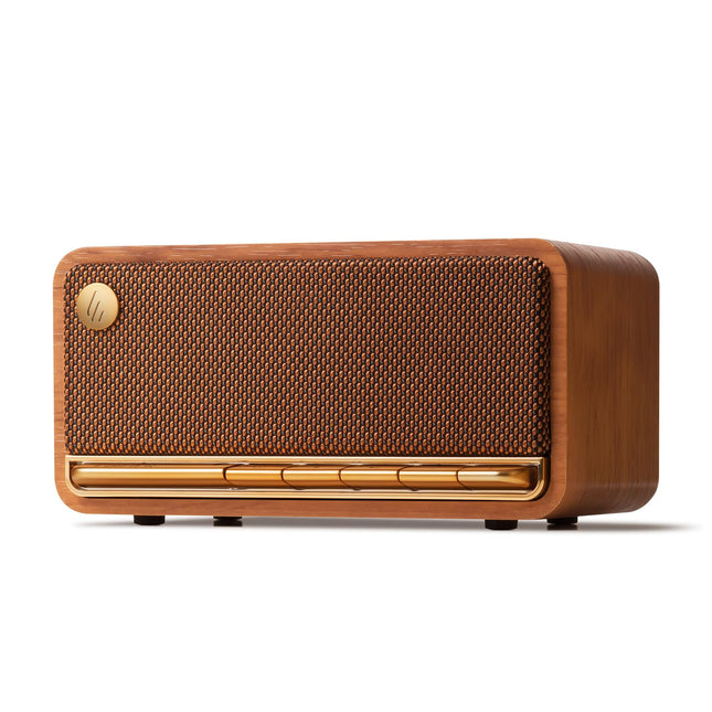 Edifier MP230 Portable Bluetooth Speaker, Wireless Speaker with 48mm Drivers, 20W RMS Stereo Sound, Crisp Treble and Punchy Bass, 9h Playtime, Bluetooth V5.0, AUX, Micro SD (Retro Wood)