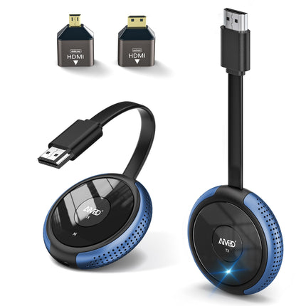 DRYMOKINI HDMI juhtmevaba, kuni 8 saatjat, juhtmevaba HDMI saatja ja vastuvõtja 4K 165FT/50M 5.8G HDMI juhtmevaba edastus, HDMI juhtmevaba sülearvuti, kaamera, Netflixi, PS5, telefoni ja monitori, projektori, HDTV jaoks