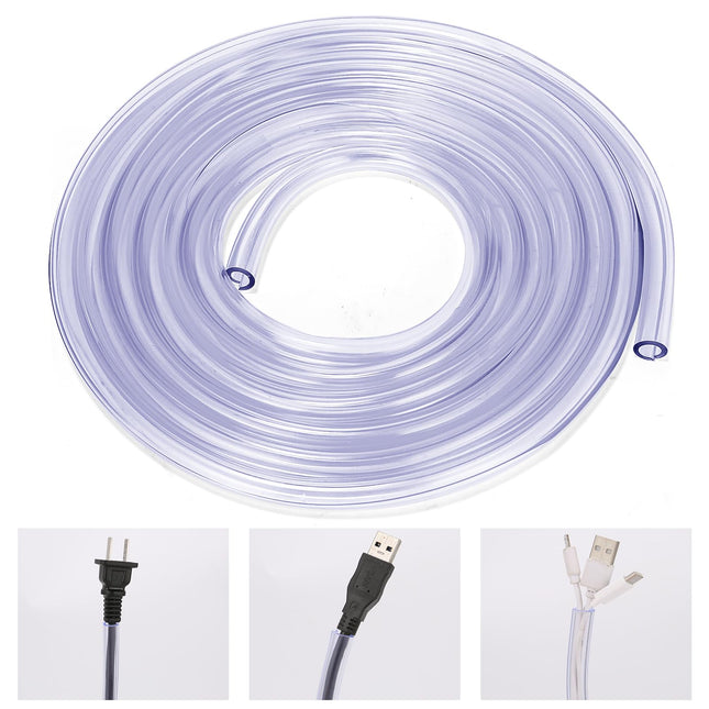 WEDAWN Dog and Cat Cable Protectors, 2 mm Thick, Flexible Cable Protectors for USB Charging Cables, Power Cords, Audio Video Cables, Odorless, 2 Pack