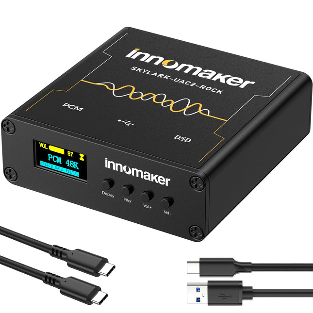 HIFI USB DAC/kõrvaklapivõimendi, ES9038Q2M, kõrge eraldusvõime kuni PCM 32Bit/768kHz või DSD256, Audio Spectrum FFT ekraan, USB-audioliides arvuti/sülearvuti/SBC jaoks, Mac OS-is ei toetata.