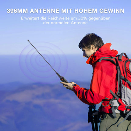 BAOFENG GT-5R raadiosaatja, kahe sagedusalaga kahesuunaline raadio UHF VHF 144-146/430-440MHz jaoks, 128 kanali mäluga, 1800 mAh akuga, programmeerimiskaabliga, täiskasvanute kõrvaklappidega, Chirp-toega