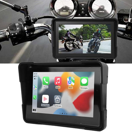 Generic Motorcycle GPS Screen, 5-inch Motorcycle Navigator with High Sensitivity and Maximum Brightness of 1000 Nit for Motorcycles (with Camera)