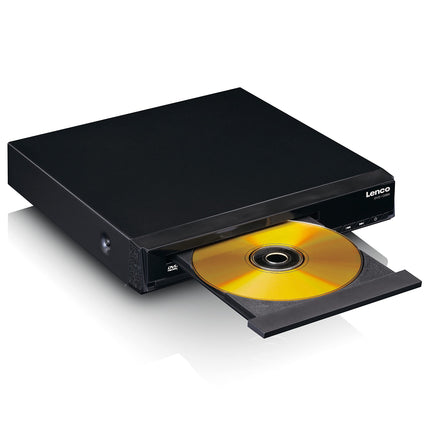 Lenco DVD-120 DVD-mängija - HDMI ja SCART ühendus - USB taasesitus - MP3, MPG, MPEG4, AVI - Audio ja video väljund - Kaugjuhtimispult - Must, DVD-120BK, Kompaktne