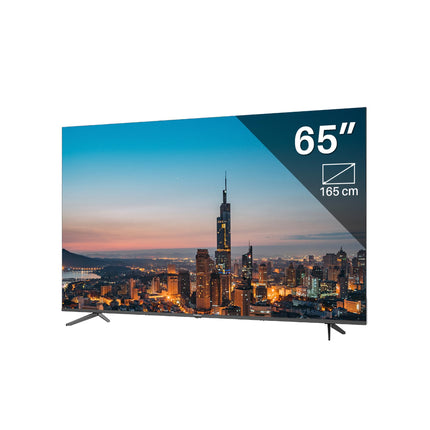 TEEVIEW TV65QQG-EU 55" Google Smart QLED 4K UHD TV, Wi-Fi, Bluetooth, 3x HDMI, Triple Tuner, Voice Control, Integrated Streaming Apps