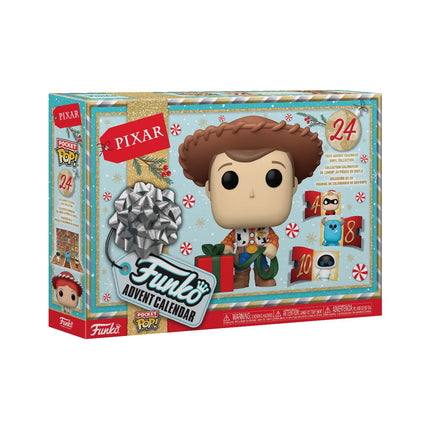 Funko advendikalender: Pixar 2024 - Pixari kollektsioon - 24 päeva üllatusi - kogutav vinüülfiguur - müsteeriumkarp - kingiidee - jõulupühad tüdrukutele ja poistele