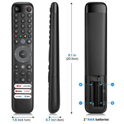 TCL Smart TV kaugjuhtimispult, TCL Androidi/Google TV hääljuhtimispult