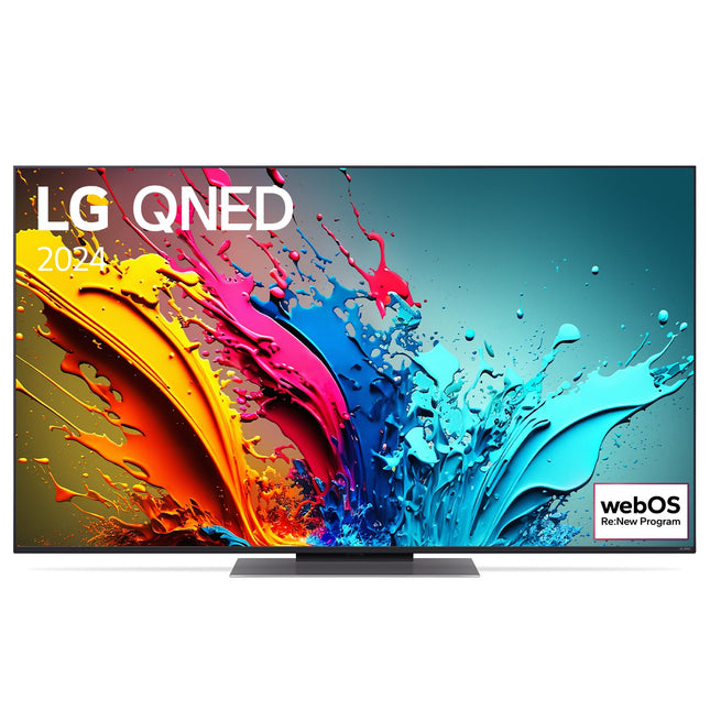 LG 55QNED86T6A televiisor 55" (139 cm) QNED-teler (α8 4K tehisintellektiga protsessor, webOS 24, HDR10, kuni 120 Hz) [Mudeliaasta 2024]